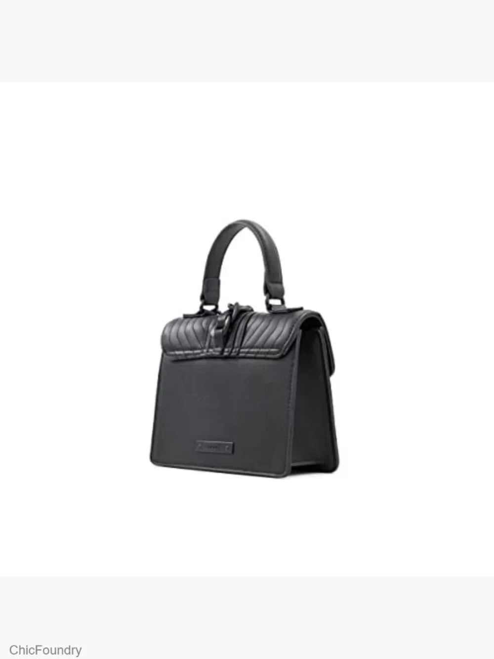 Top Handle Satchel Bag Faux Leather Crossbody Handbag Small Mini